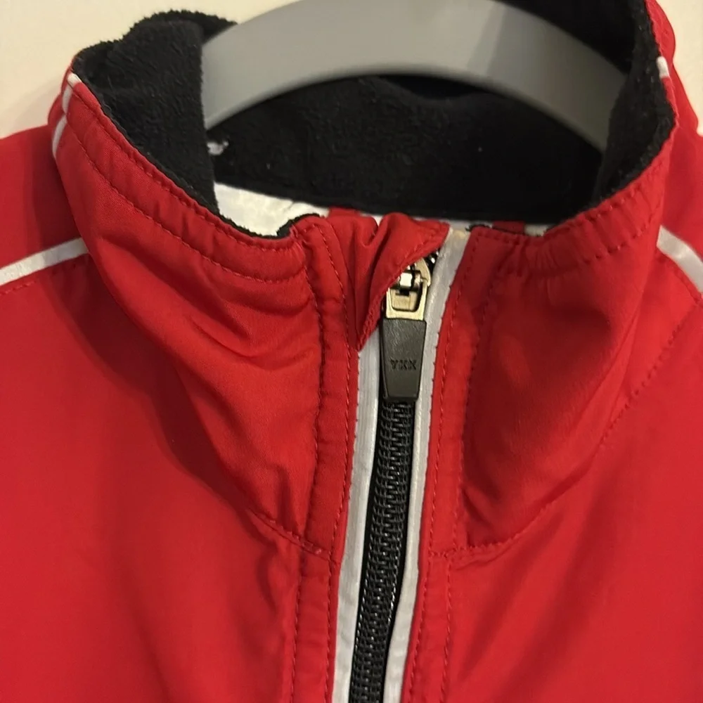 Craft Women’s Red and Gray Performance Windbreaker Jacket. Size M